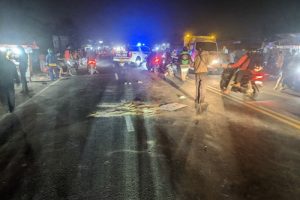 Terserempet Pengendara Motor Tewas di Jalan Raya Serang
