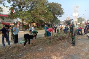 Danposmil Karawaci dan Tiga Pilar Kerja Bakti Di Sekitaran Plaza Shinta