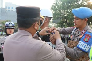 Libatkan 235 Personel Gabungan, Polres Metro Tangerang Kota Apel Pasukan Operasi Zebra Jaya 2023
