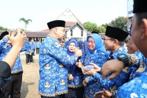 Bupati dan Wakil Bupati Tangerang Pamitan