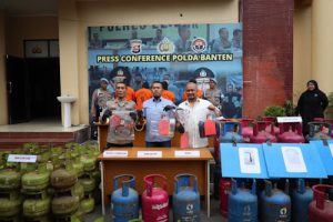 1.208 Tabung LPG Diamankan Ditreskrimsus Polda Banten