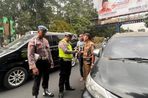 Hari Kesembilan Operasi Zebra Maung 2023, Ditlantas Polda Banten Lakukan Gatur, Himbauan dan Teguran