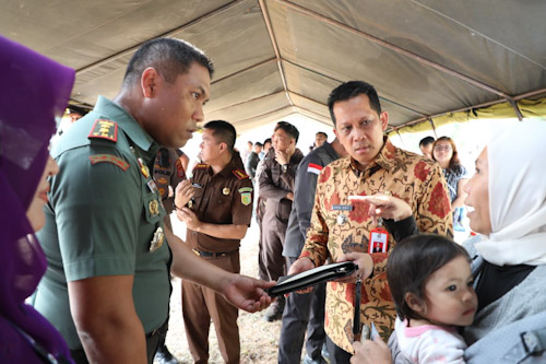 Pj Bupati Tangerang Hadiri HUT Ke-78 TNI