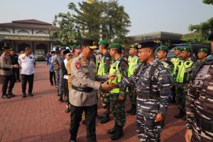 Polda Banten Apel Gelar Pasukan Pengamanan Pemilu 2024
