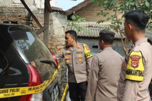 Kapolres Serang Cek TKP Penembakan di Ciruas