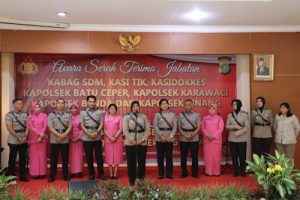 Empat Kapolsek Berganti, Kapolres Metro Tangerang Kota Minta Jaga Kondusifitas