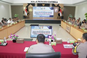 Polresta Tangerang Laksanakan Latpra Operasi Lilin Maung 2023
