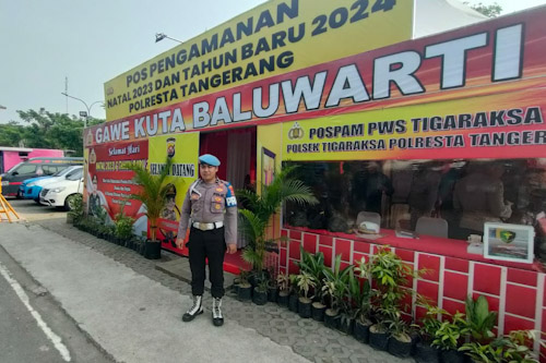 Berikut Pos Pengamanan Nataru 2024 Polresta Tangerang