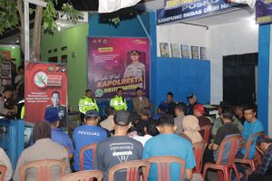 Malam Tahun Baru, Kapolresta Tangerang Sambangi Kampung Bebas dari Narkoba