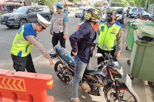 Tiga Hari Razia, 81 Motor Knalpot Brong Diamankan Satlantas Polres Metro Tangerang Kota