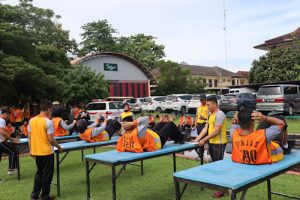 Polda Banten Adakan Pembinaan Tes Kesemaptaan Jasmani