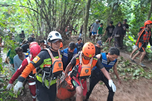 Dua Korban Tenggelam Di Kali Cirarab Berhasil Ditemukan