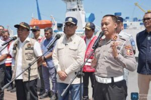 Kakorlantas, Menko PMK dan Menhub Rakor Angkutan Lebaran di Bakauheni
