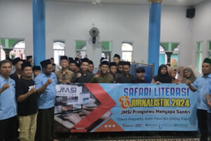 Safari Literasi dan Jurnalistik ke Ponpes, Upaya JMSI Pringsewu Mengedukasi Santri