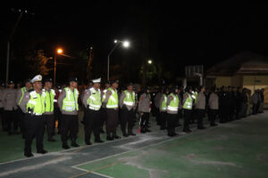 180 Personel Polres Cilegon Siaga Di Malam Takbir