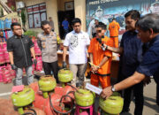 Ditreskrimsus Polda Banten Ungkap Kasus Penyuntikan Tabung Gas