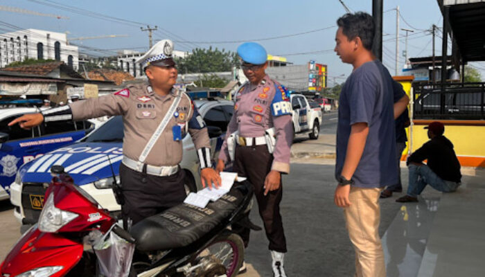 Parkir Sembarangan Kena Tegur Di Hari Ke-7 Operasi Patuh Maung 2024
