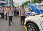 Kapolres Metro Tangerang Kota Cek Kesiapan Kendaraan Dinas dan Alsus Hadapi Pilkada 2024