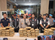 Polres Metro Jakarta Utara Gagalkan Penyelundupan 77 Kilogram Ganja