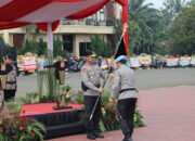 Penyerahan Pataka Polda Banten Warnai Welcome dan Farewell Parade Kapolda Banten