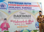Camat Karawaci Safari Dakwah bersama Forum Majelis Ta’lim Akhlaqul Karimah
