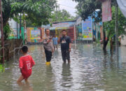 Polsek Cikande Gerak Cepat Datangi Lokasi Genangan Air