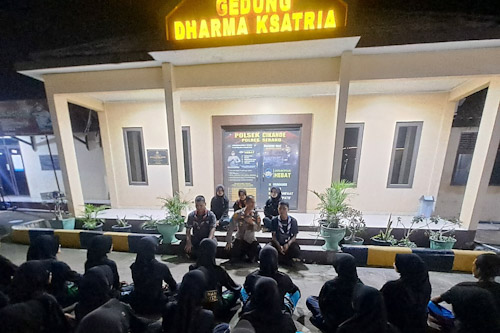 Polsek Cikande Gandeng Saka Bhayangkara Jadi Agen Perubahan