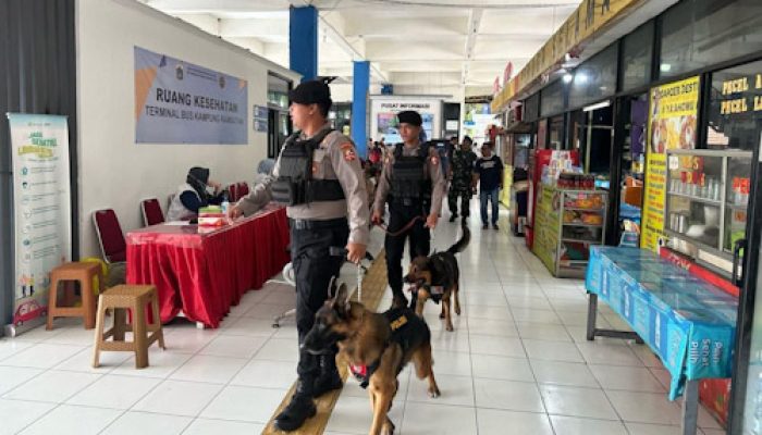 Polri Kerahkan K9 Amankan Lokasi Strategis Selama Libur Lebaran