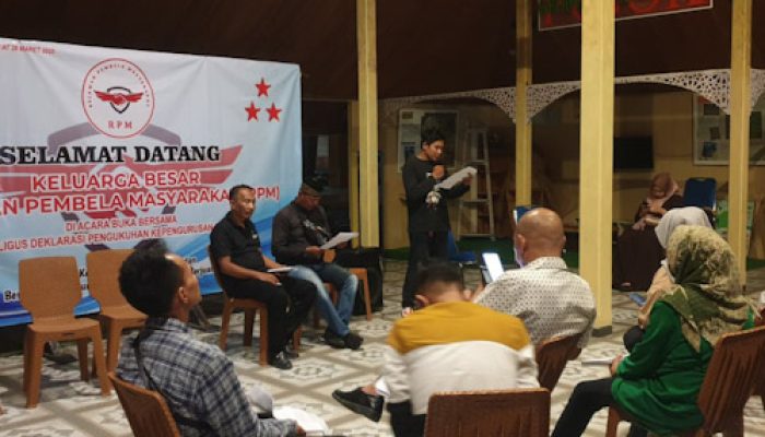 RPM Akan Dibentuk Organisasi, Saling Peduli Antar Sesama