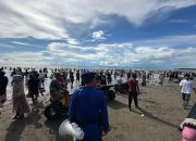 Kawasan Wisata Anyer Penuh, Polda Banten Terapkan Sistem One Way