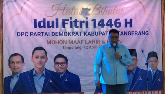 Ing Ngarso Sung Tulodo Disematkan Demokrat untuk Bupati Tangerang