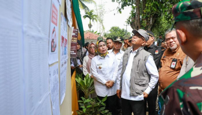 Gubernur dan Bupati Serang Monitoring TPS, Andra Soni: Insya Allah Tak ada PSU Lagi