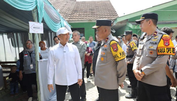 Wakapolda Bersama Wagub Banten Tinjau Pelaksanaan PSU Kabupaten Serang