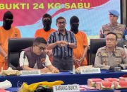 Polisi Gagalkan Peredaran 24 Kg Sabu di Palu, Tiga Pelaku Ditangkap
