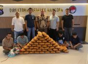 Polisi Gagalkan Peredaran 47 Kg Ganja di Sumbar, 4 Tersangka Ditangkap