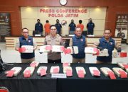 Polda Jatim Ungkap Jaringan Narkoba Internasional Sabu Senilai Rp22 Miliar Disita