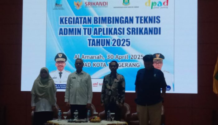 Walikota Tangerang Buka Bimtek Admin Tata Usaha Srikandi Tahun 2025 DPAD Kota Tangerang