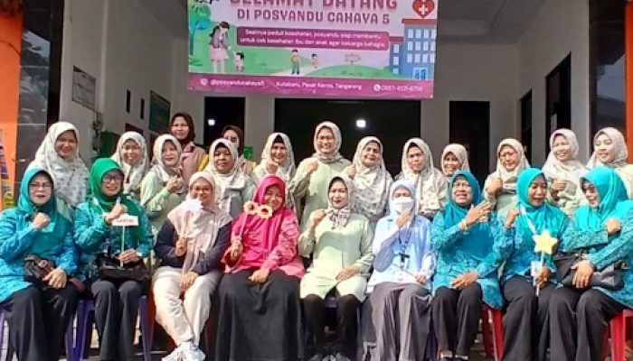 Posyandu Cahaya 05 Kutabaru, Dukung Upaya Bebas Stunting di Kabupaten Tangerang