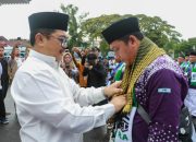 Tangis Haru Warnai Keberangkatan 393 Jemaah Haji Kabupaten Serang
