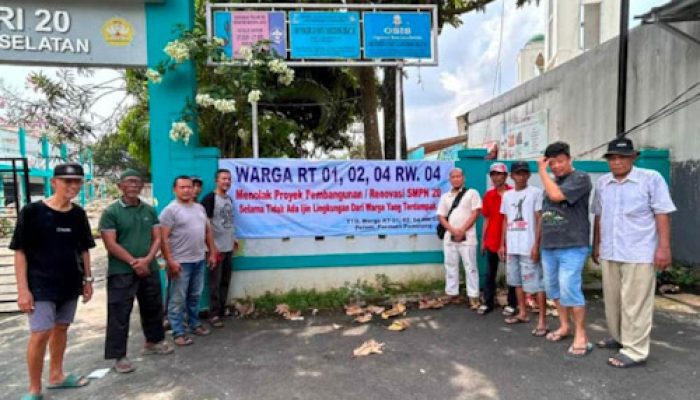 Pemugaran SMPN 20 Tangsel Diprotes Warga