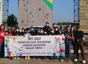 Atlet Puslatcab Panjat Tebing Kota Tangerang Siap Mengikuti Kejurprov FPTI Banten 2025
