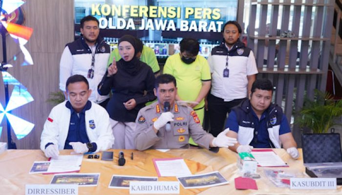 Polda Jabar Amankan Dua Pelaku Judi Online di Tangerang