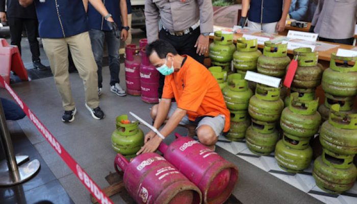Dua Pelaku Penyuntik LPG Bersubsidi Diamankan Ditreskrimsus Polda Banten