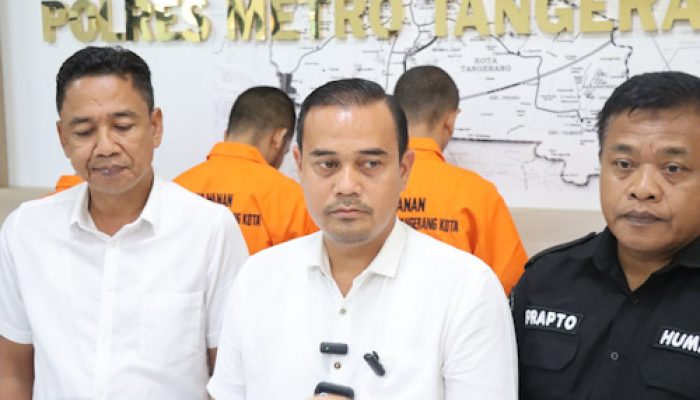 Modus Sistem Tempel, Dua Pengedar Narkoba Ditangkap Satresnarkoba Polres Metro Tangerang