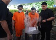 Polda Riau Musnahkan Barang Bukti Narkoba