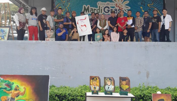 Anggota Komisi I DPR RI Apresiasi Melukis On The Spot Di Mardi Grass Citra Raya