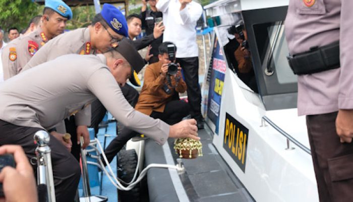 Ditpolairud Polda Banten Resmikan Kapal Patroli Cepat Terbaru
