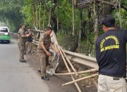Trantib Kecamatan Neglasari Operasi Spanduk Komersil Tanpa Izin