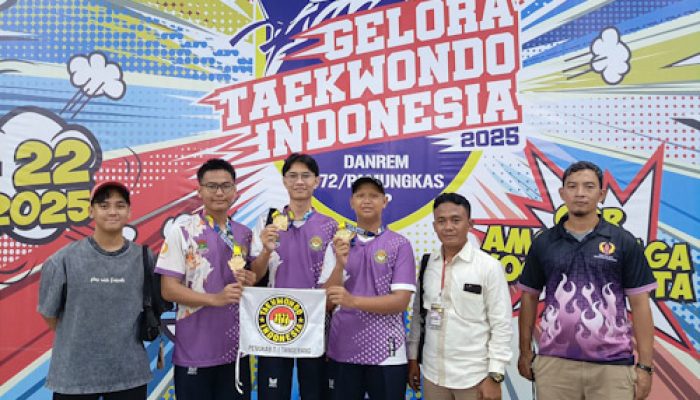 Taekwondo Kabupaten Tangerang Bawa Pulang Enam Medali dari Kejurnas