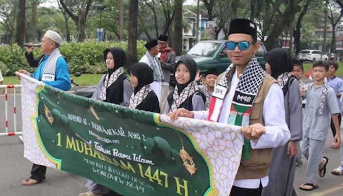 Sambut Tahun Baru Islam, DKM Se Citra Raya Pawai Ta’aruf